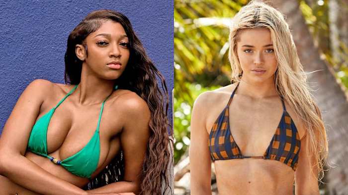 Angel Reese and Olivia Dunne.